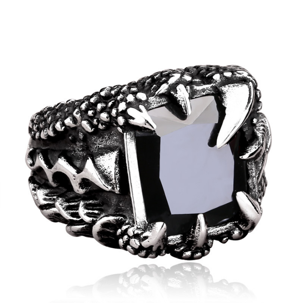 3D computer silver custom design wolf ring
