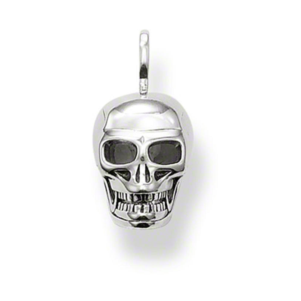 product-BEYALY-Black crystal-studded skull design artificial jewellery for men-img-2