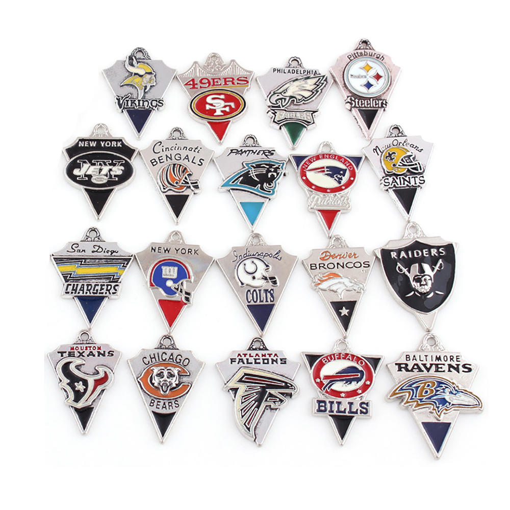 product-Football Championship Team Sports Series Pendant, Letter Triangle Pendant-BEYALY-img-3