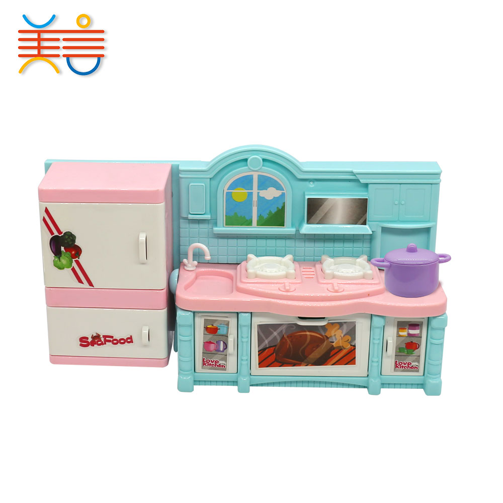 2021 New Design Doll House Furniture Miniature Big Toys Accessoriesdiy Set Mini Baby Large Dollhouse For Kids