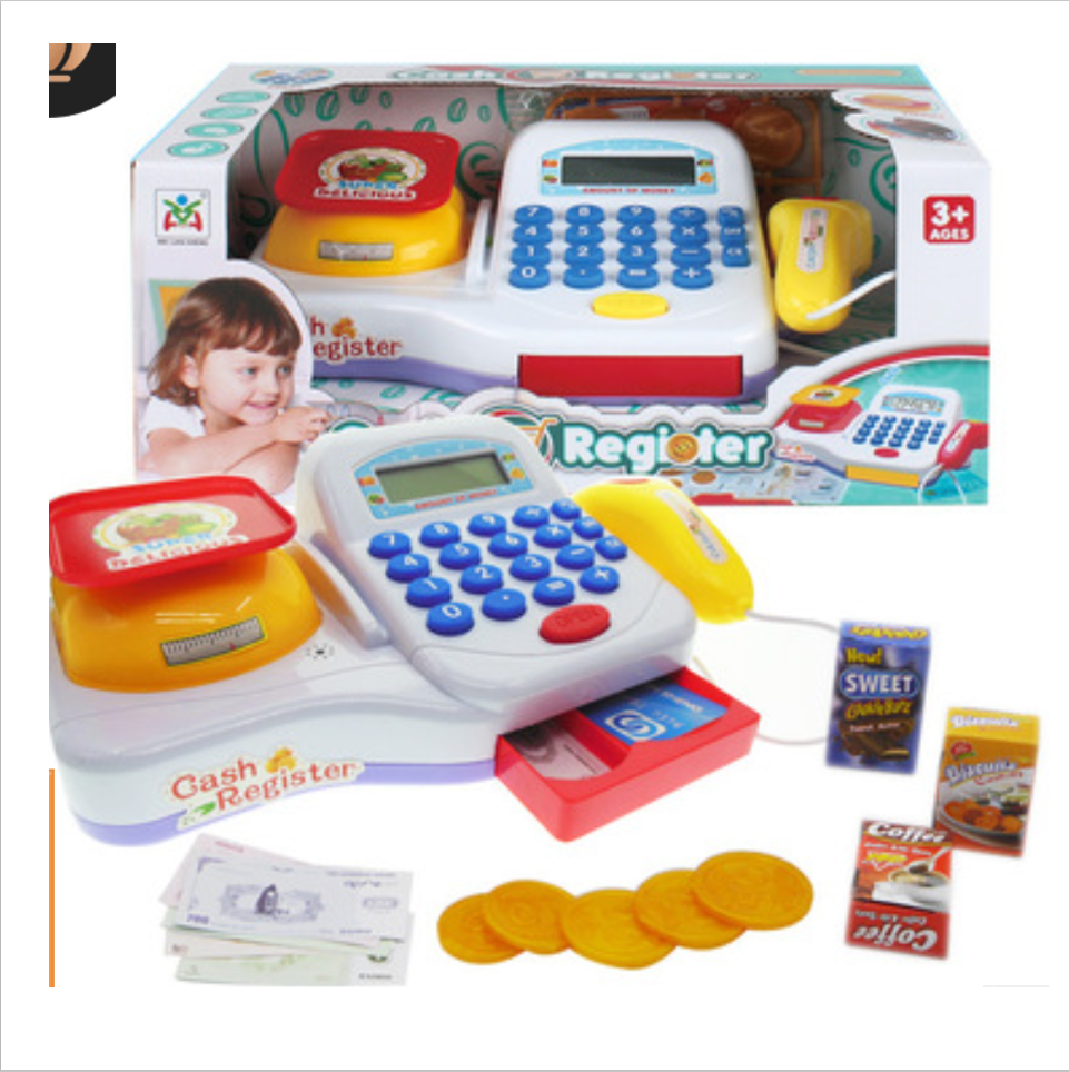 Child Play Baby Portable Plastic Home Cartoon Shape Funny Pretend Play Supermarket Kichen Kitchen Toys Sets