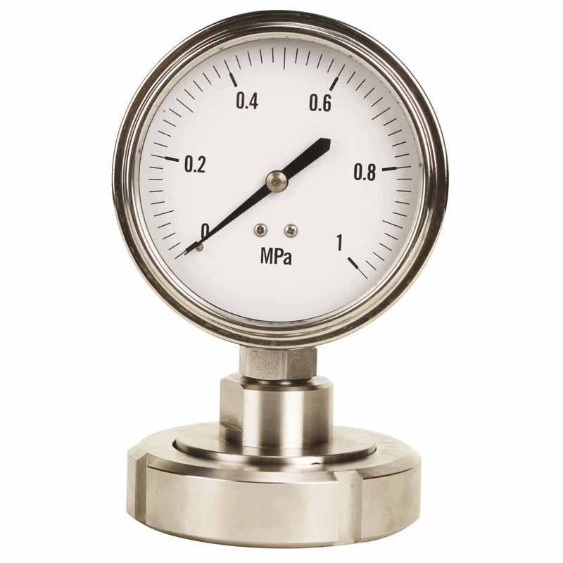 Membrane pressure gauge with high quality