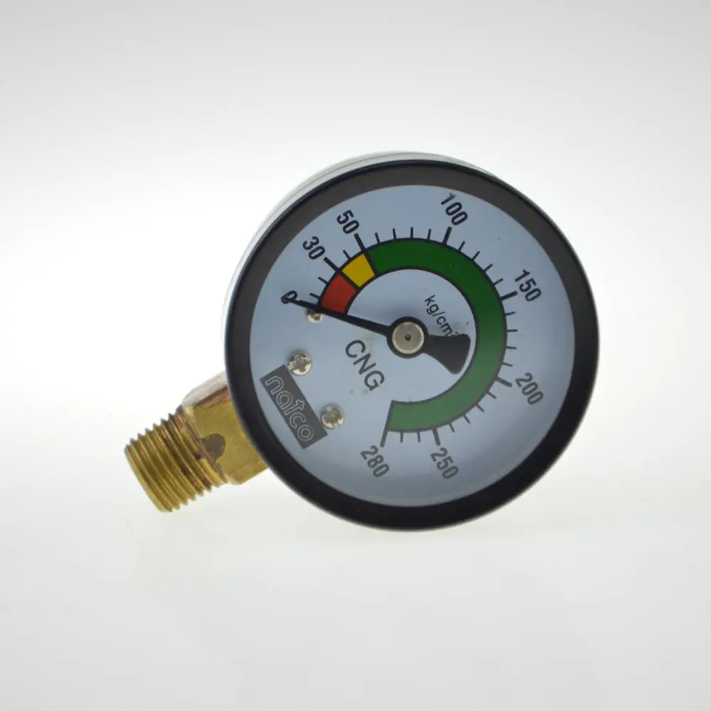 black steel 50mm small pressure gauge