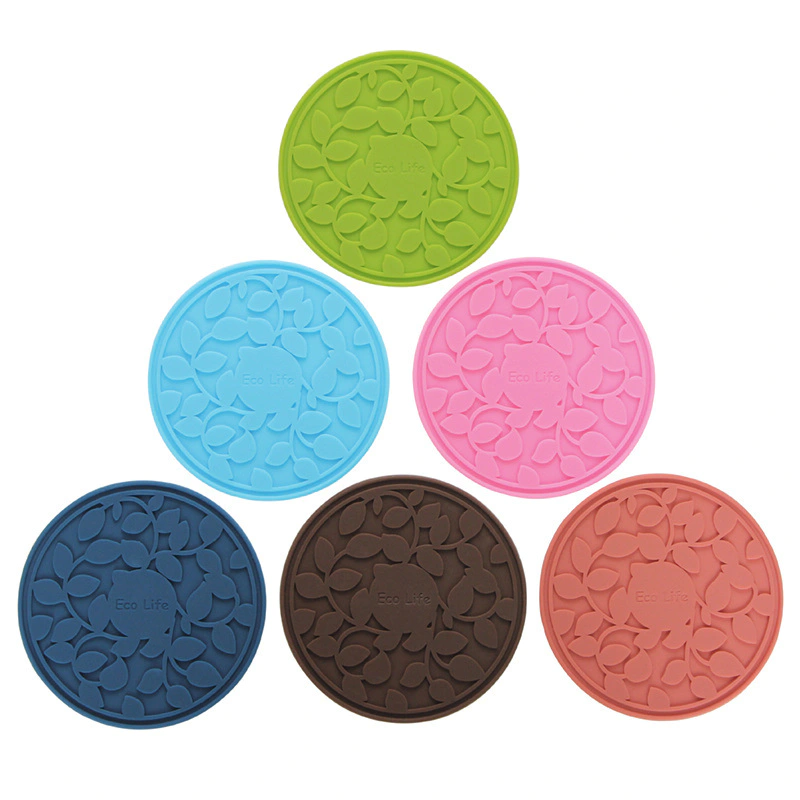Rubber Silicone Color Cup Mat
