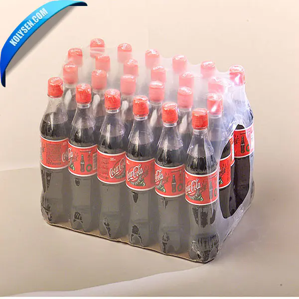 PE shrink plastic film for drink bottle packing
