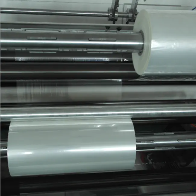 Packaging use and clear polyolefin shrink tube film