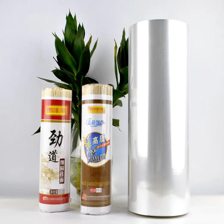 Soft polyolefin heat shrink film for noodles cup packing
