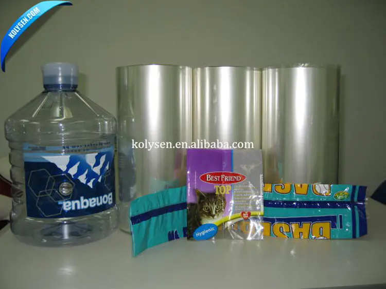 Excellent printing receptivity polyester shrink film for label printing