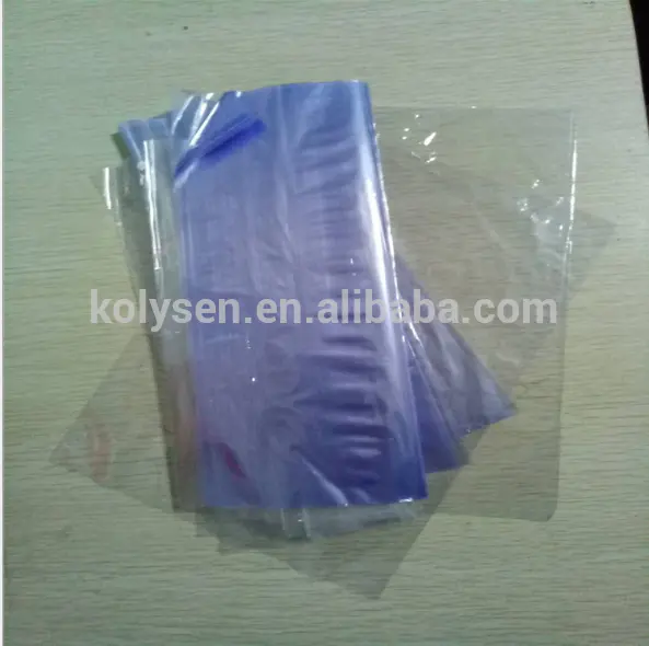 factory wholesale blue PVC shrink film for packing