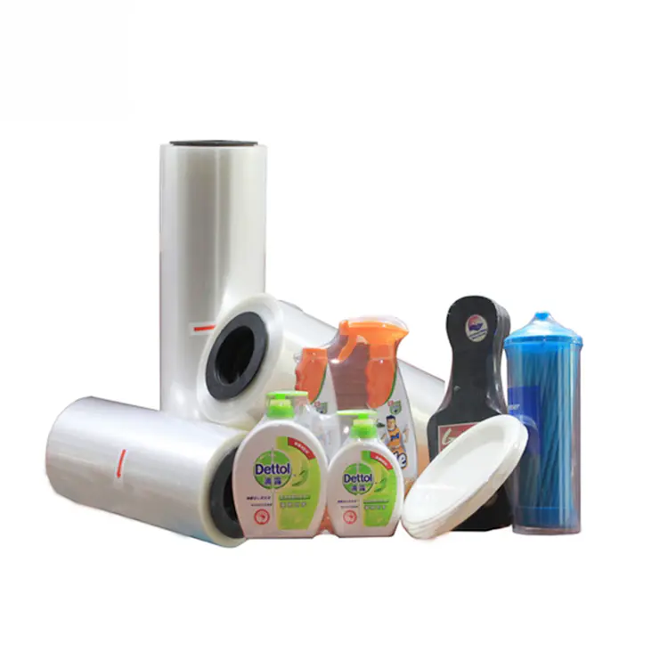 Clear POF and PE plastic heat shrink film tube shrink film bag