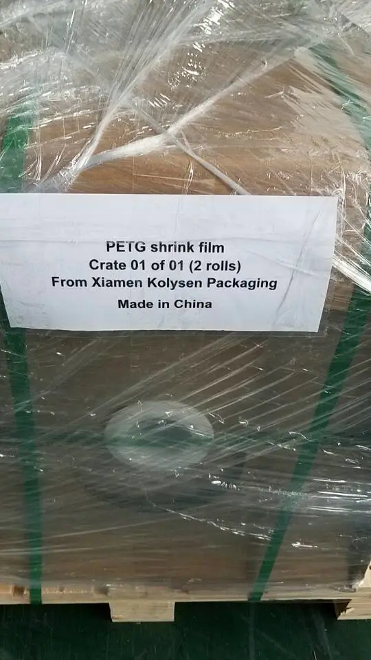Factory Price PETG Shrink Film Heat Shrink Plastic Film Cast PET Shrink Film