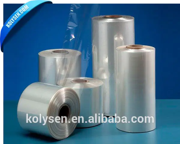 Clear PVC Thermo Heat Shrink Plastic Film For Drinking Bottle Packaging
