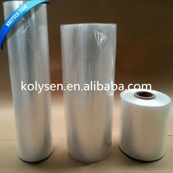 Microperforated POF centre folded shrink film