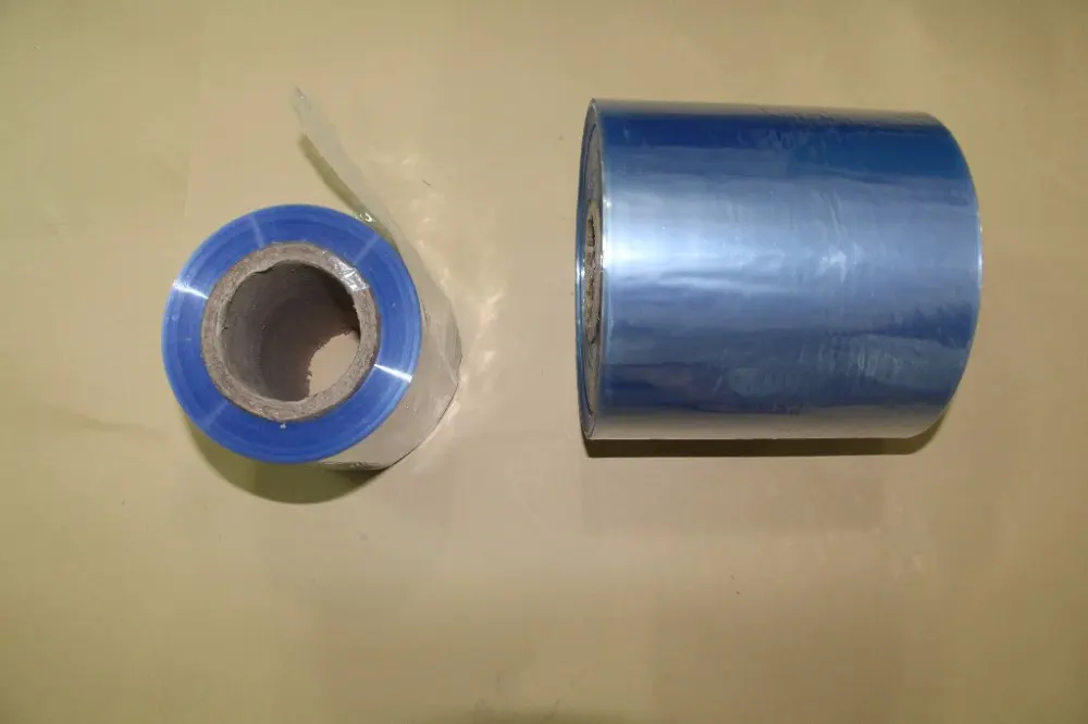 Blue color pvc shrink tube film for making label