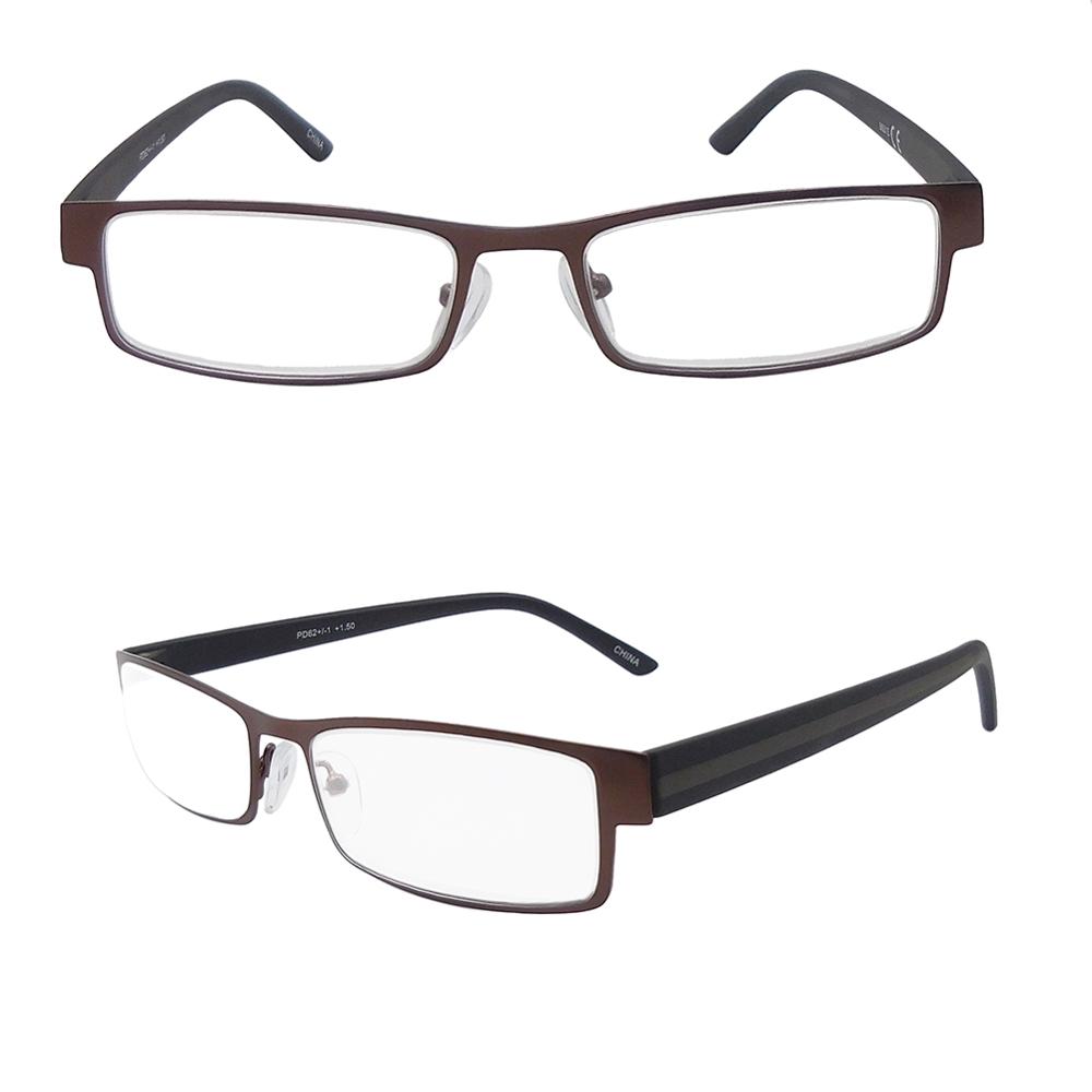 EUGENIA дешевые цены супермаркет очки для чтения модные классические очки из нержавеющей стали ПК храм очки для чтения