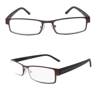 EUGENIA Cheap Price Supermarket Reading Glasses Trendy Classic Stainless PC Temple Reading Glasses