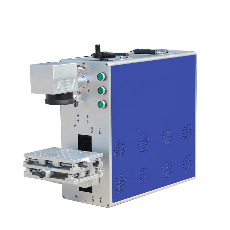 Portable 30 Watt Fiber Laser Marking Machine for Metal Steel Aluminum Plastic