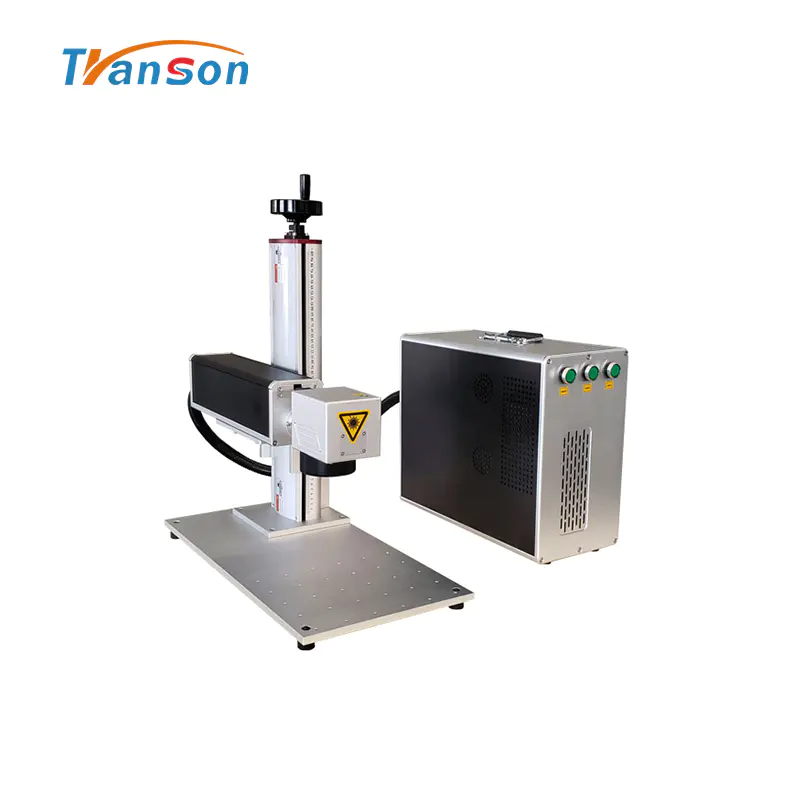 20WIPG Fiber laser Marking Machine Mini Type for Metal Steel Aluminum Brass Plastic Leather