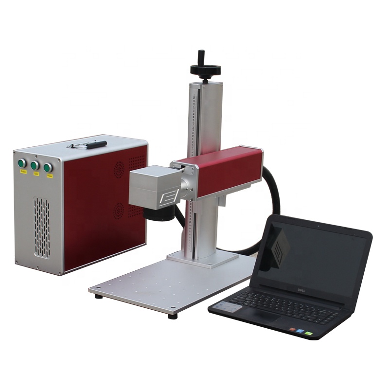 Laser printing machine for led bulb logo fiber laser marking machine mark on plastic for sale