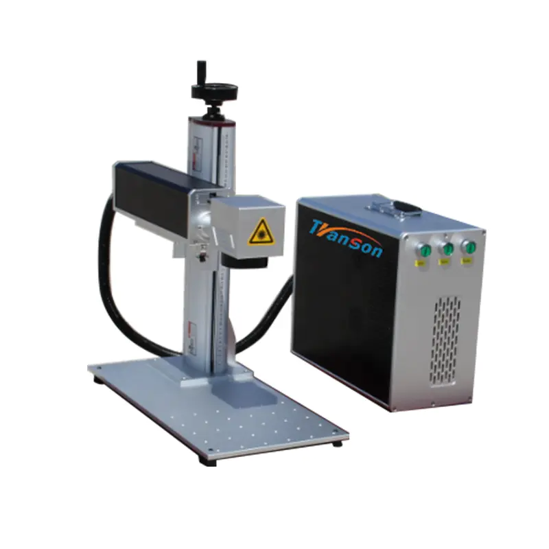 Raycus 20W 30W 50W Mini Fiber Laser Marking Machine With 2D Worktable