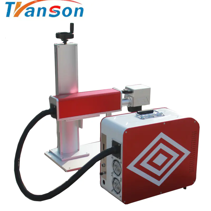 for tools ,plastic and auto parts 30W IPG mini Fiber Laser Marking Machine
