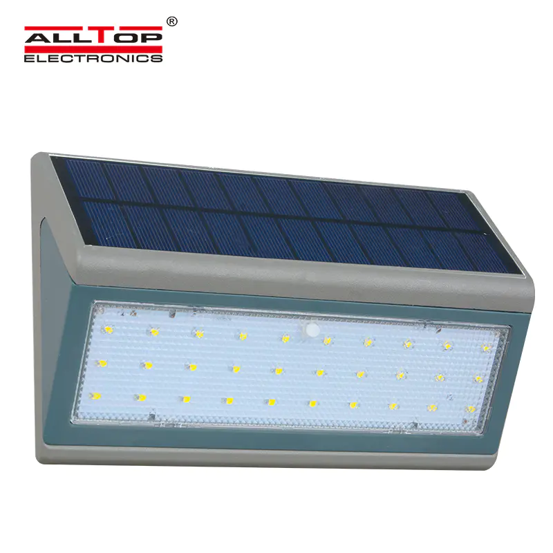 ALLTOP Hot sale ip65 outdoor waterproof PIR Sensor 3w 5w solar led wall light