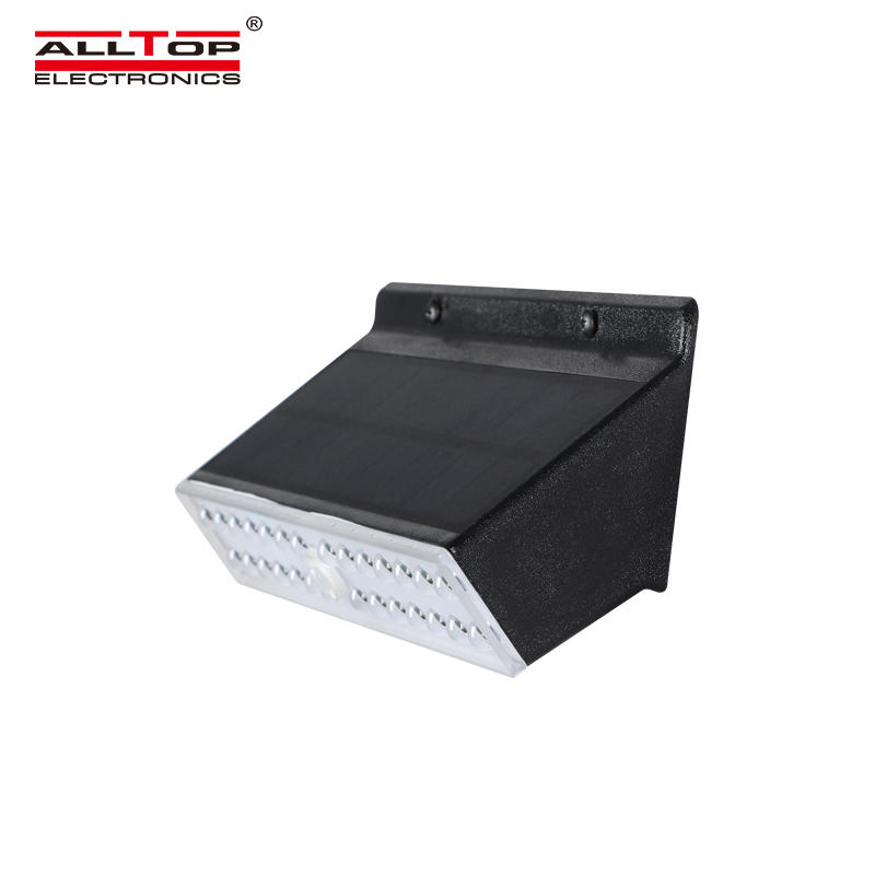 ALLTOP High quality Outdoor Waterproof IP65 LED Solar sensor Wall Light for Garage Patio Garden Driveway Yard