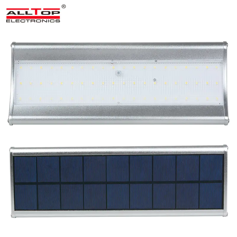 ALLTOP Custom designs industrial IP65 outdoor 6w 8w solar led wall light