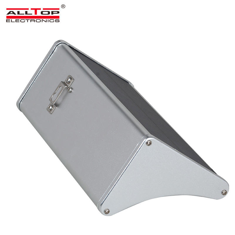 ALLTOP High quality outdoor waterproof sensor 6w 8w solar ip65 led wall lamp