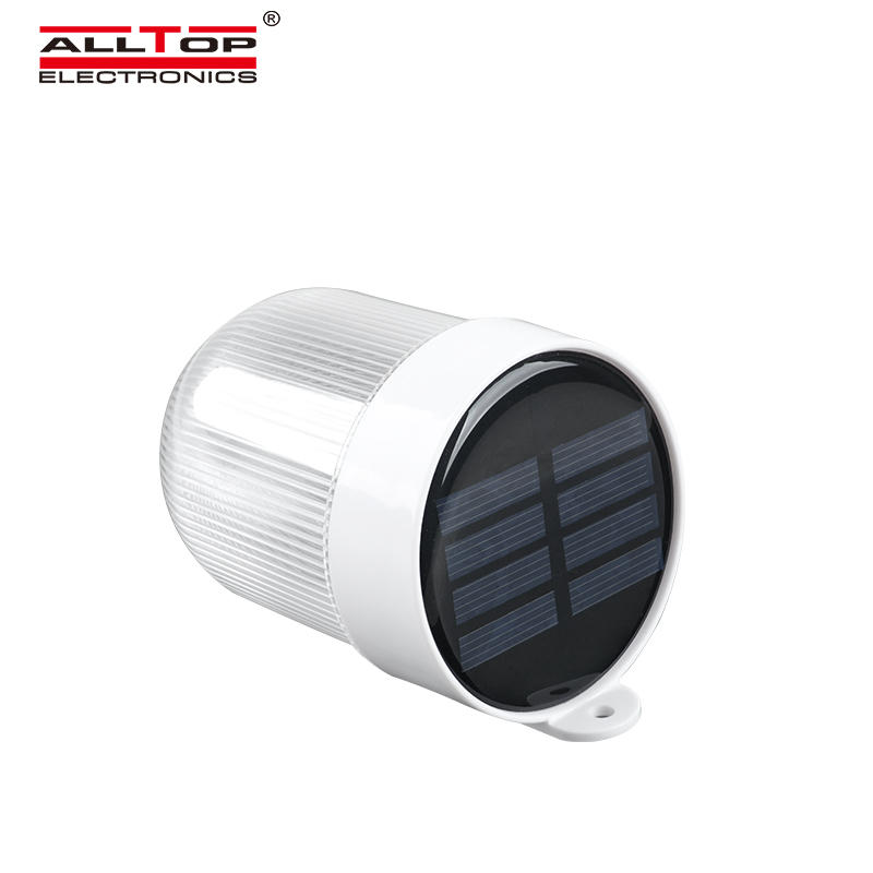 ALLTOP Integrated 3watt ip65 outdoor waterproof all in one led solar fence wall light price