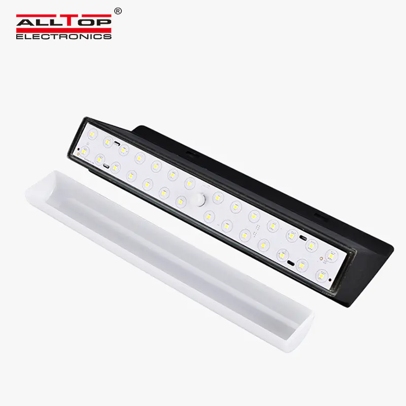 ALLTOP Hot selling modern deign outdoor lighting smd IP67 9w Solar LED Wall Light With Remote Control