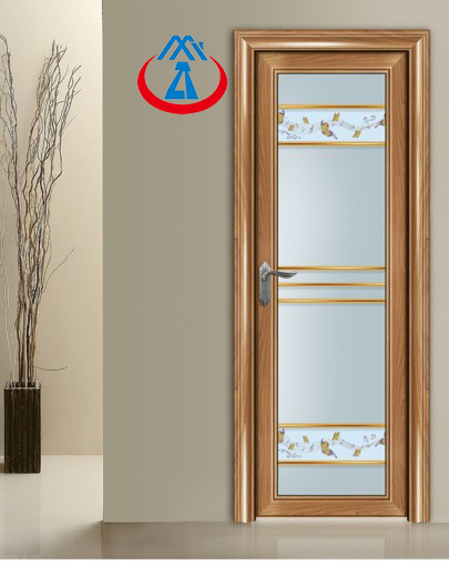 AluminiumTempered GlassSwing Door Toilet For House or Villa