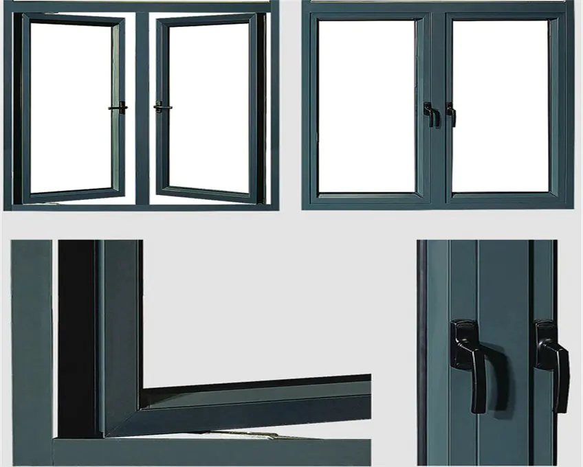 exterior position aluminium swing door commercial swing door custom