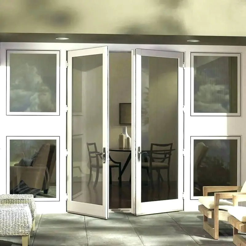 1600*2100mm Modern Interior/Exterior Balcony Aluminium Swing Glass Door