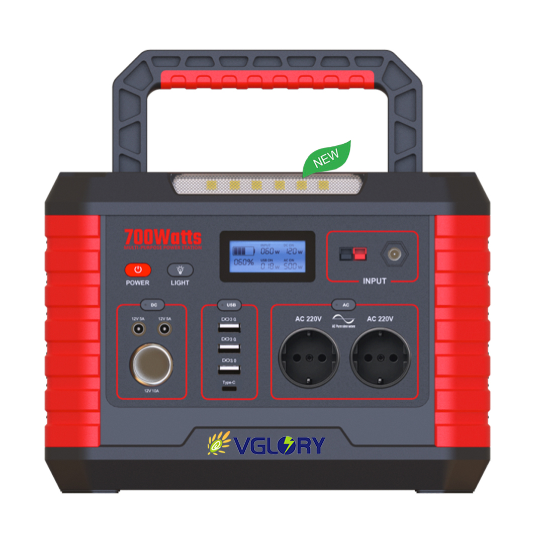Logo 500w 700w 732wh Generator With 120w Solar Panel Used 700w For Equipment Portable Power Station