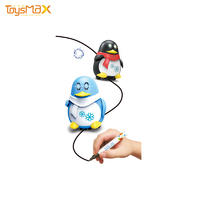 Drawing line Animal Electric Penguin Inductive Sensor Toy Drawing Toy