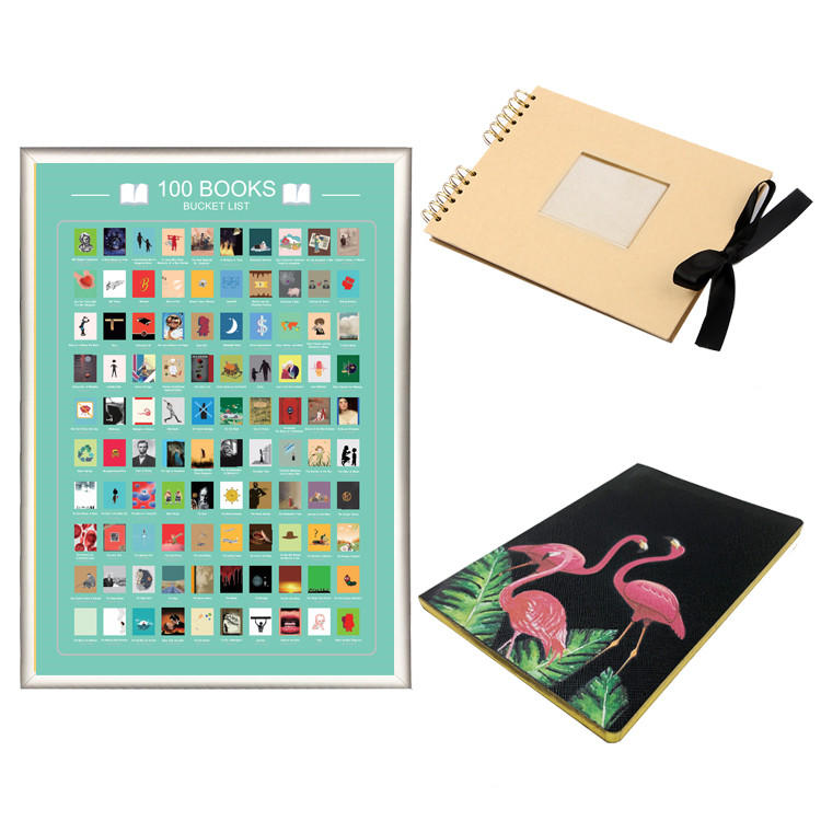 product-Dezheng-15 OFF Scratch off poster Kraft photo album PU Notebook Free combination 3 Product-5
