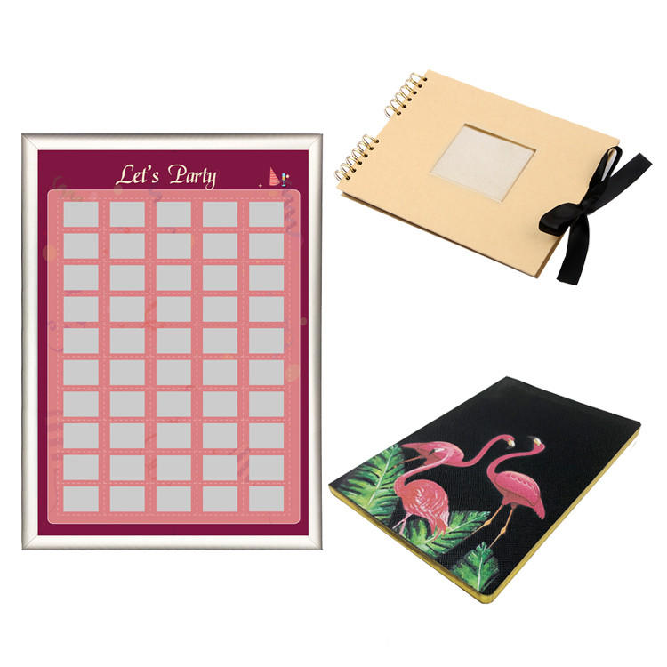product-Dezheng-15 OFF Scratch off poster Kraft photo album PU Notebook Free combination 3 Product-4
