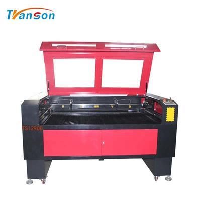 1290D Double Head CO2 Laser Cutting Engraving Machine For Acrylic Leather Paper Wood
