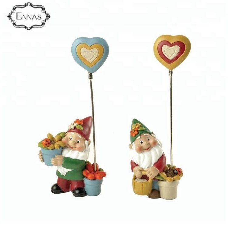 Custom Resin Memo Clips of Garden Gnomes for business gifts