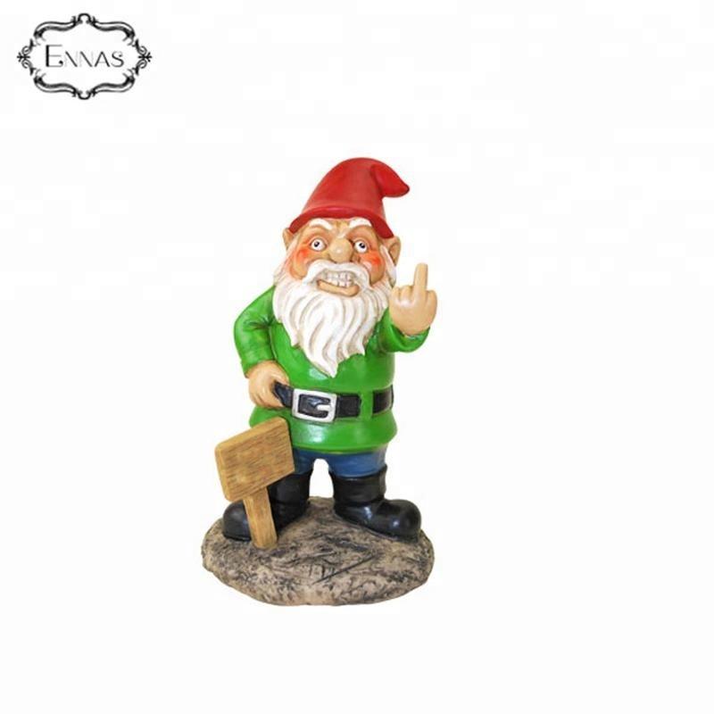 Popular Polyresin Dwarf Statues Gnomes Figurines for Garden Decoration