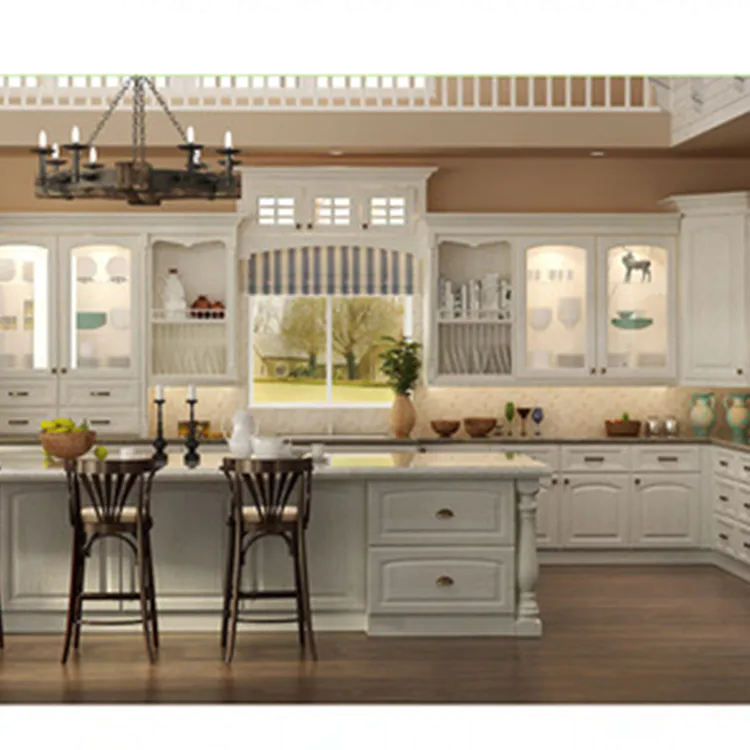 2020 New high end modelkitchen cabinets wood modular furniture