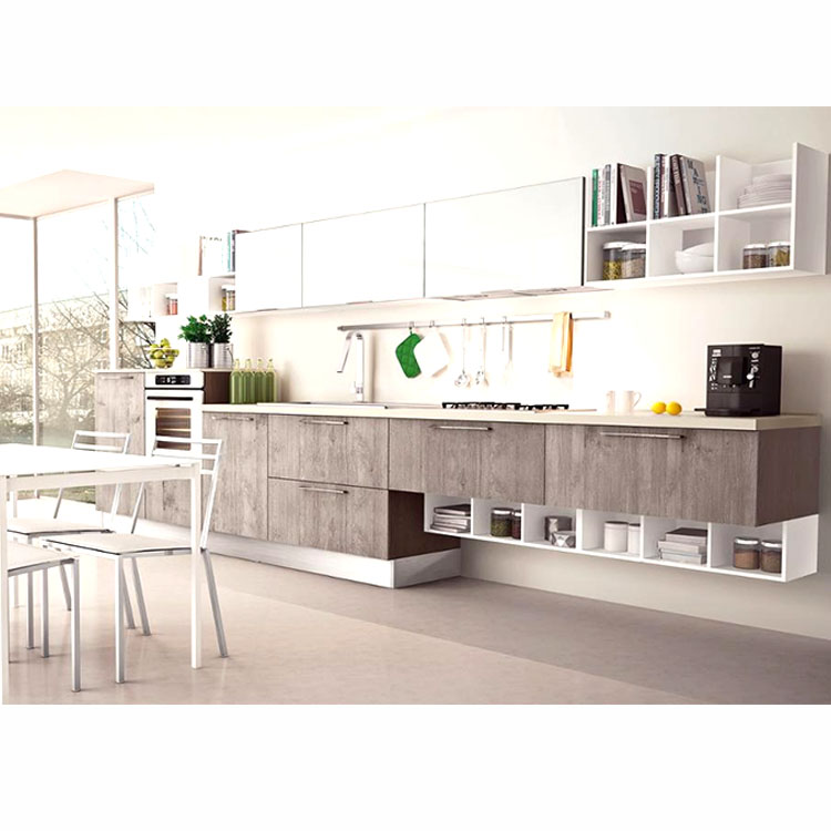 Urban Luxury Customized High Gloss PVC Kitchen Cabinet