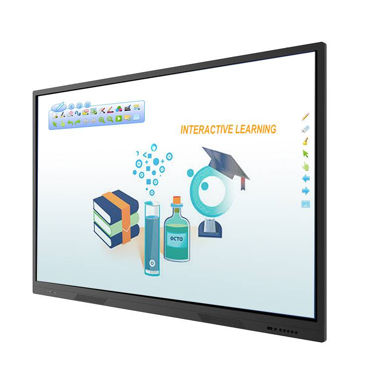 Factory Price Oem 20 Points Infrared TouchInteractive Flat Panel Touch Screen Lcd Monitor For Office / School