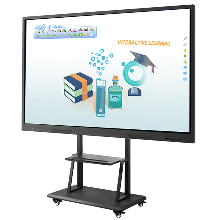 Factory Price Oem 20 Points Infrared TouchInteractive Flat Panel Touch Screen Lcd Monitor For Office / School