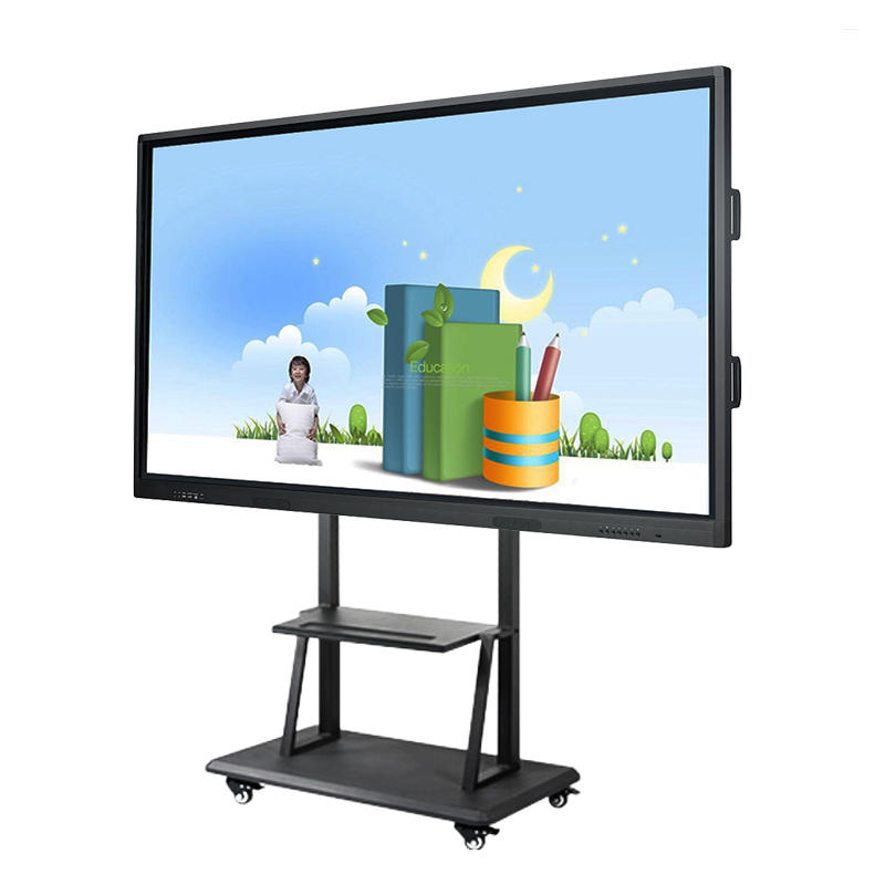 55 65 75 Inch Wall Mount Ops Pc All-In-One Smart Board/Touch Screen Smart Interactive Whiteboard Digital School Board