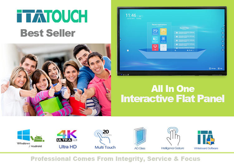 Factory Direct Smart Board Prices School Education Equipment Infrared Finger Touch Interactive Whiteboard