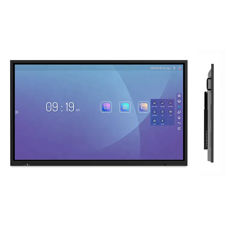School Best 86 inch 4K LCD Sreen Digital Panel IR Smart IQ Touch Display Interactive White Board