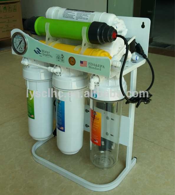 Domestic Under Sink 8 stage water filter reverse osmosis with Alkaline+UV+Resin