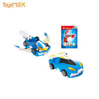 Hot Style Unique Various Role Mobile Mech Deformation Chinese Mini Car Transform Robot Magnetic Toy Wholesale Card Table Games